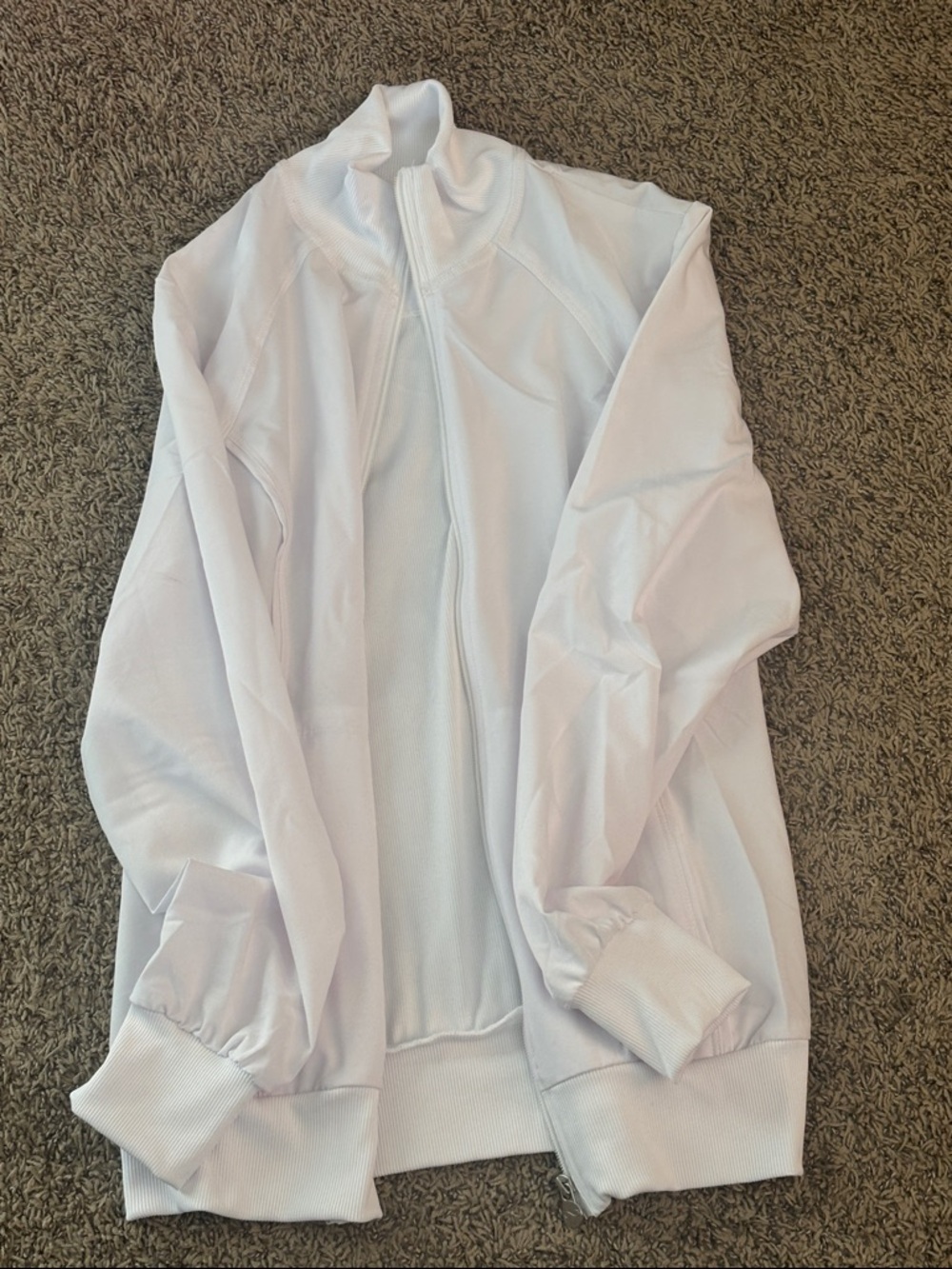 Cherokee Infinity White Scrub Jacket